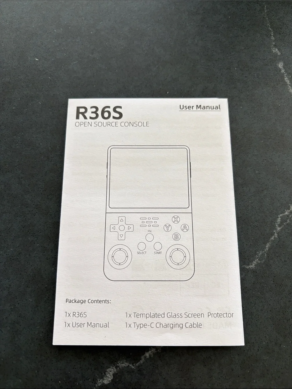 Portable Purple Retro Handheld Gaming Console with Dual Analog Sticks